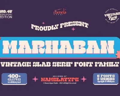 Marhaban Typeface font