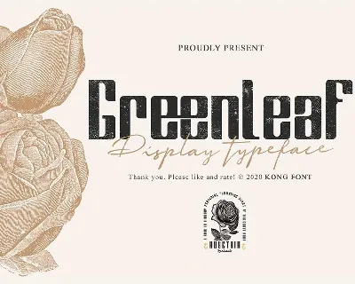 GreenleafÂ Font font