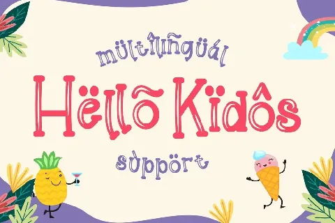 Helloo Kidos font