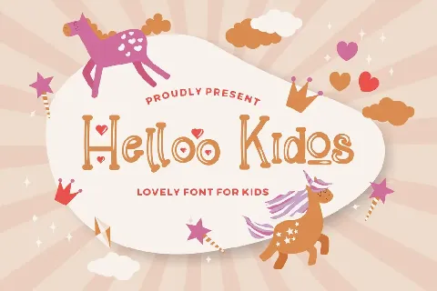 Helloo Kidos font