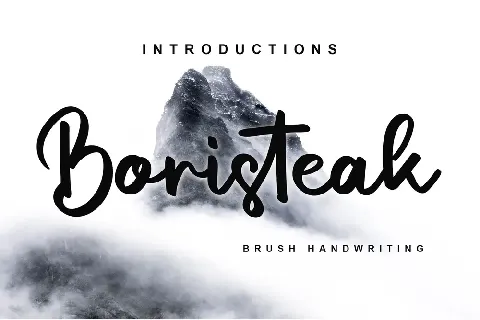 Boristeak font