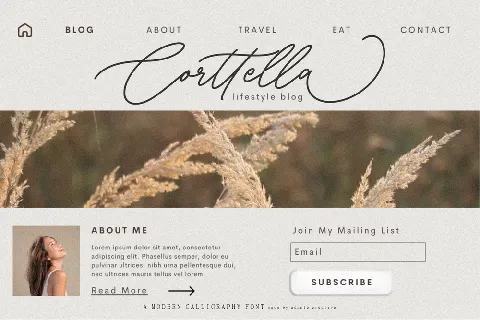 Lunaria Celesttial font