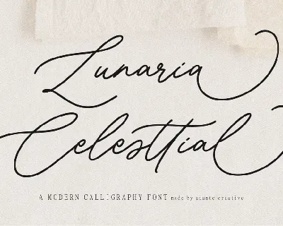 Lunaria Celesttial font