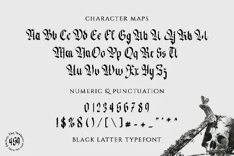 The Frankenstype font