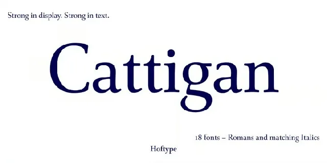 Cattigan Family font