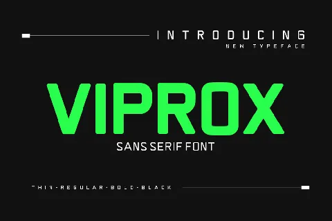 Viprox font