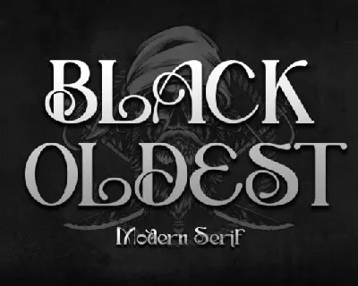 Black Oldest font