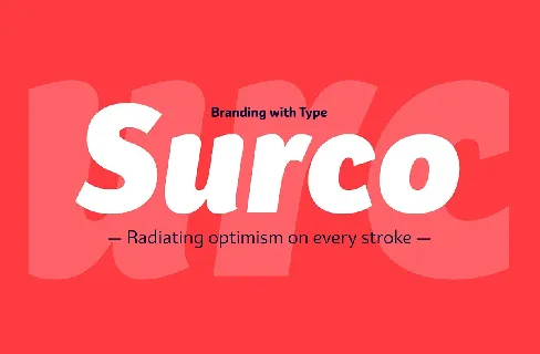 Bw Surco font