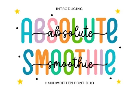 Absolute Smoothie Duo font