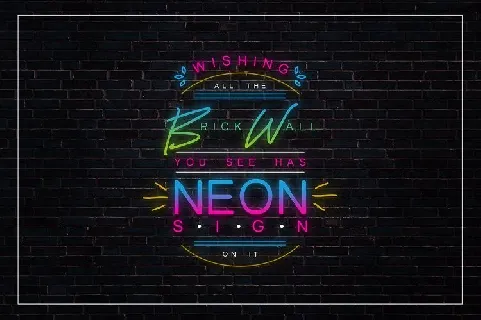 Lightsaber Neon font