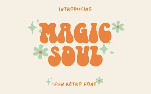 Magic Soul Display font
