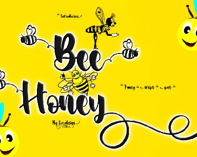 Bee Honey font