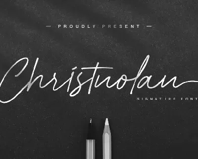 Christnolan font