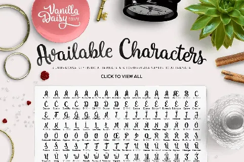 Vanilla Daisy font