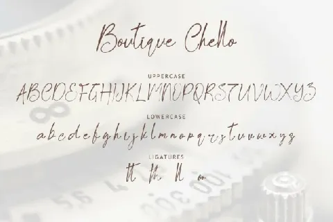 Boutique Chello font