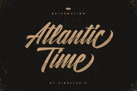 Atlantic Time Script font