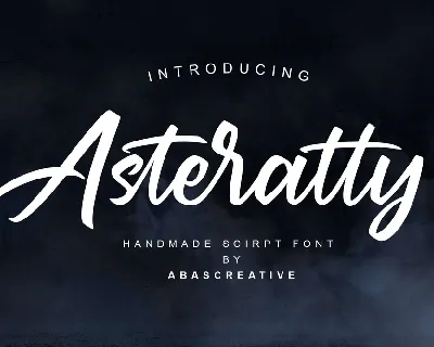 Asteratty font