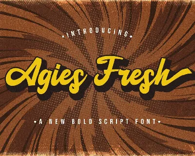 AgiesFresh font