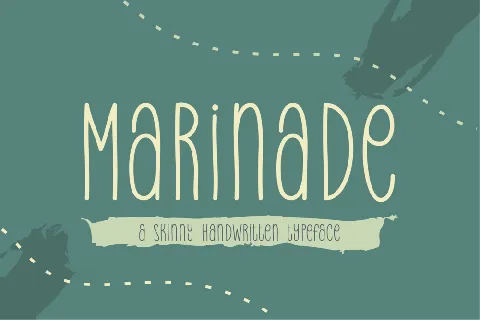 Marinade Demo font