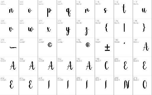 Mishela font