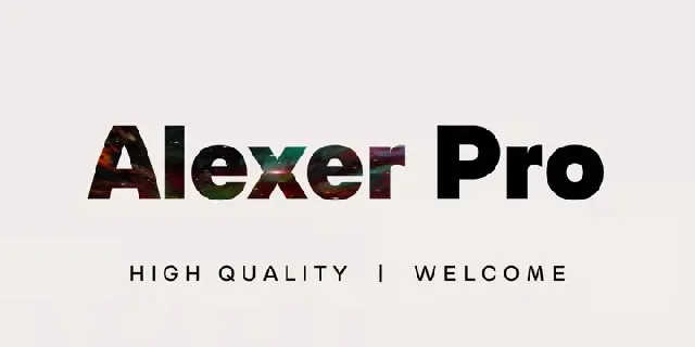 Alexer Pro Family font