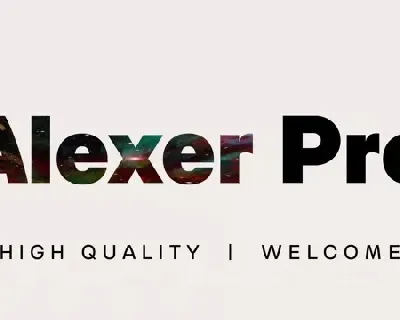Alexer Pro Family font