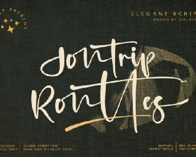 Jontrip Ronttes font