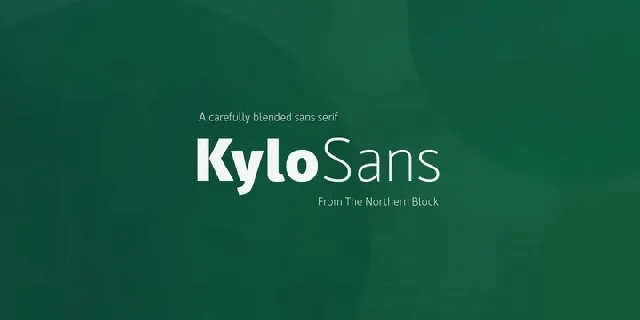 Kylo Sans Family font