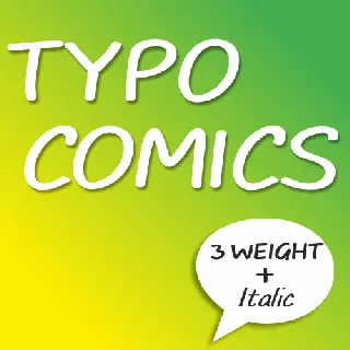 TYPO COMICS Family font