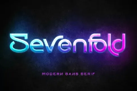 Sevenfold font