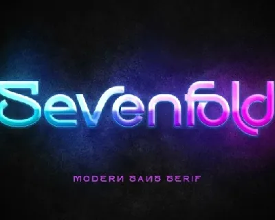 Sevenfold font