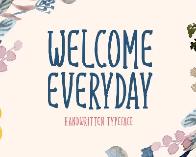 Welcome Everyday font