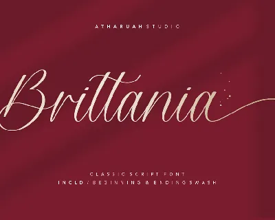 Brittania font