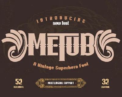 METUBtrial font