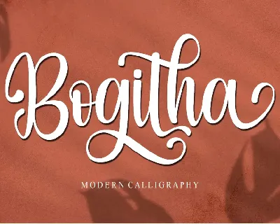 Bogitha - Personal Use font