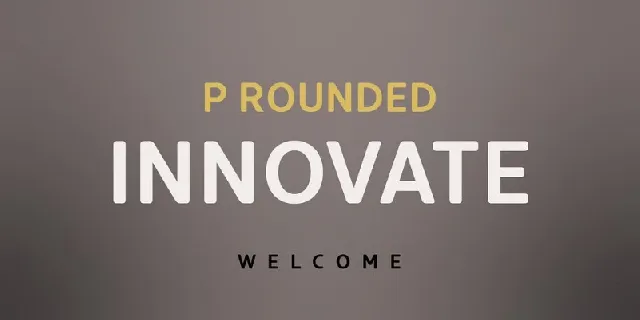 Innovate P Rounded Family font
