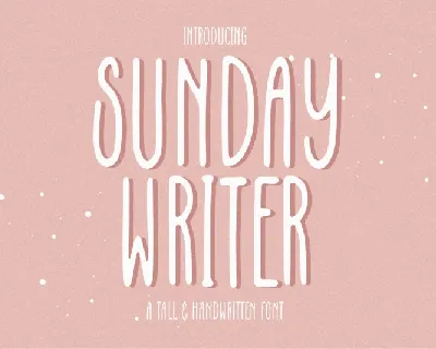 Sunday Writer font