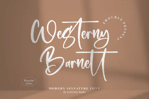 Westerny Barnett font