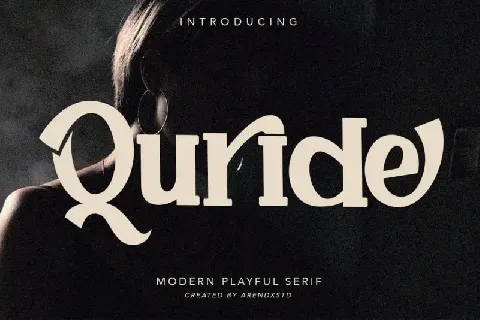 Quride Slab Serif font