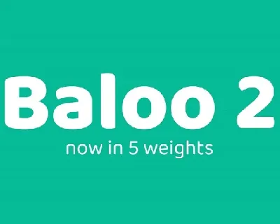 Baloo 2 Family font