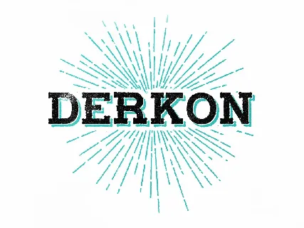 Derkon Typeface font