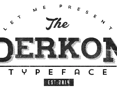 Derkon Typeface font