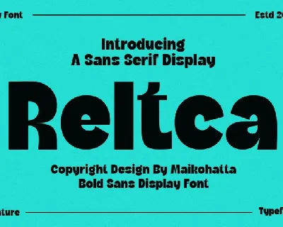 Reltca font