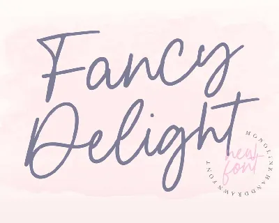 Fancy Delight font