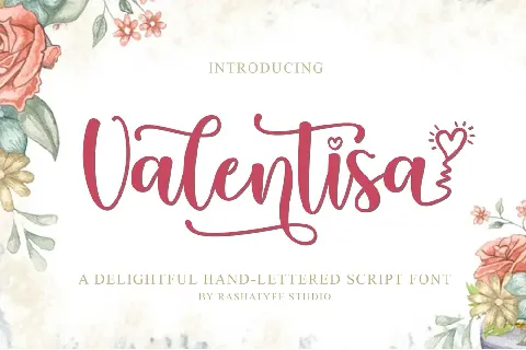 Valentisa - Personal Use font