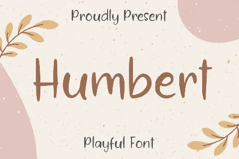 Humbert font