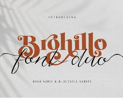 Brohillo font