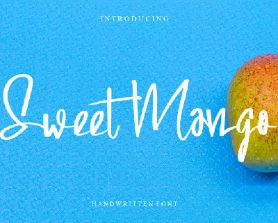 Sweet Mango font