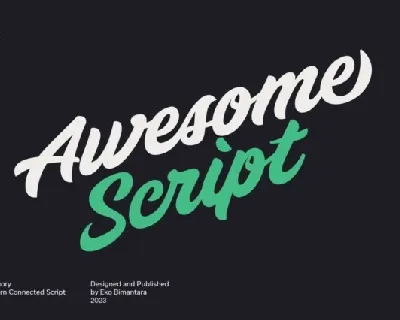 Awesome Typeface font