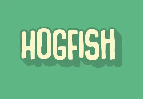 Hogfish Free font